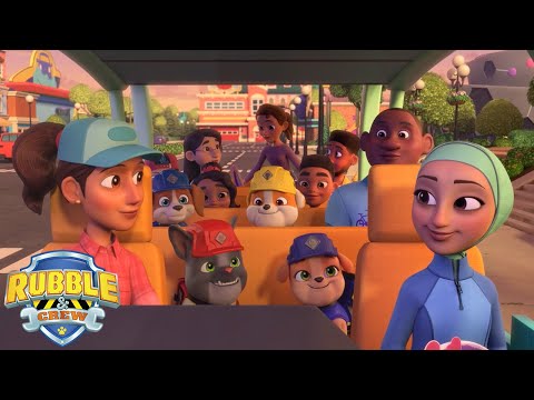 Taking the Bus to the Sierra Sparkle Concert | Rubble and Crew | Cartoons for Kids