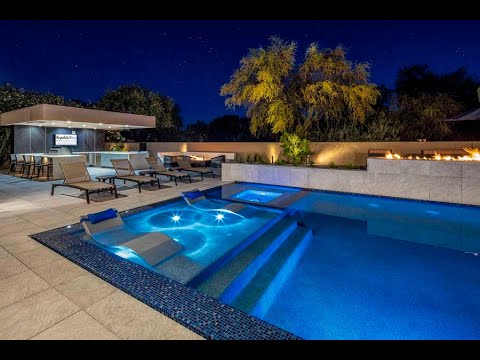 Contemporary Luxury Outdoor Backyard Design   Paradise Valley, AZ