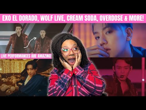 EXO MARATHON! CREAM SODA, OVERDOSE, THE EVE, WOLF + EL DORADO & MAMA + Monster + Wolf LIVE REACTION!