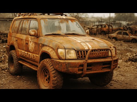 Toyota Land Cruiser Prado 95 Full Restoration | Rust, Engine, Paint & Off-Road Mods!