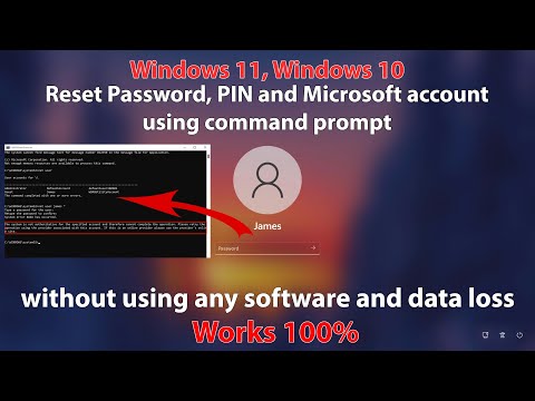 2025! Reset forgotten Windows 11 Password, PIN and Microsoft account using Command Prompt
