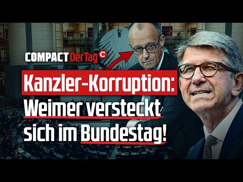Chancellor corruption: Weimer is hiding in the Bundestag!💥