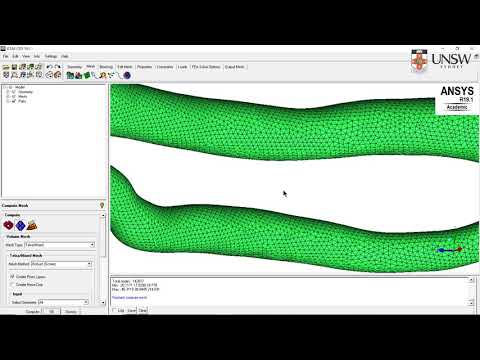 Using ICEM CFD to mesh geometries