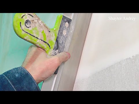 Sealing drywall joints in one day: how to use shrinkage-free putty!