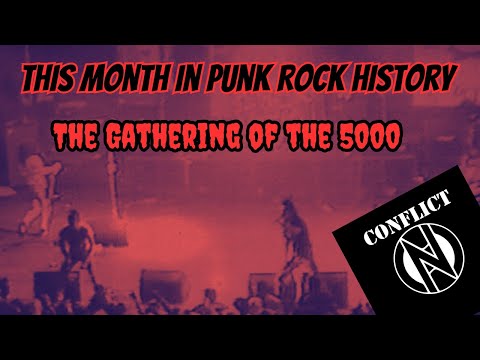 This Month In Punk Rock History...Conflict  and Steve Ignorant's Anarcho-punk concert goes awry