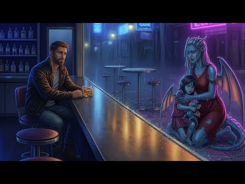 “The Alien Woman Never Came,” He Said Sadly — Then Saw A Dragon Mother Crying Alone In The Rain HFY