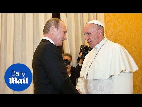 Vladimir Putin arrives in Italy and meets Pope Francis
