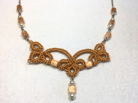 Frivolite Colar passo  a passo