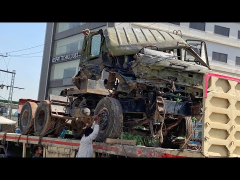 Pakistani Truck Crash and Full Restoration | Before and After Transformation  : complete video