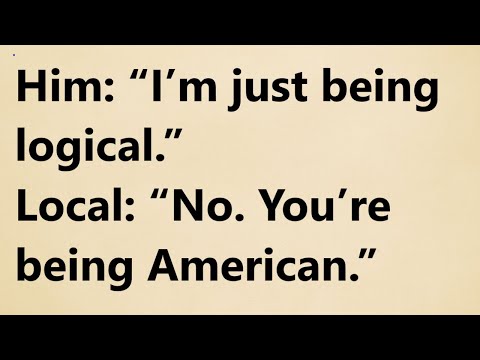 The Moment American Common Sense Stops Working