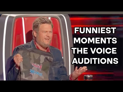 Blake Shelton FUNNIEST moments on The Voice | Auditions | Part 2