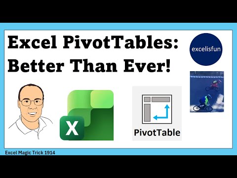 PivotTable New Features (Spill Error & Auto Refresh) and PivotTable Basics Revealed. EMT 1914