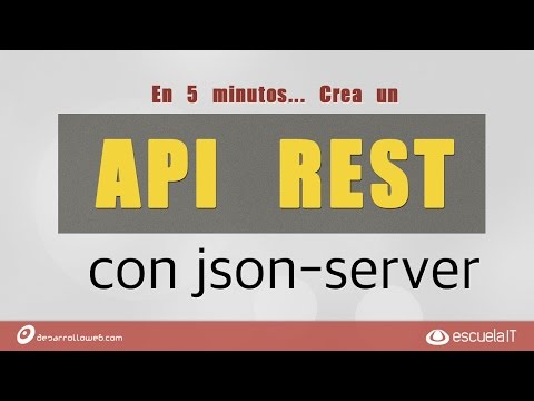 Crear un API REST en 5 minutos con json-server