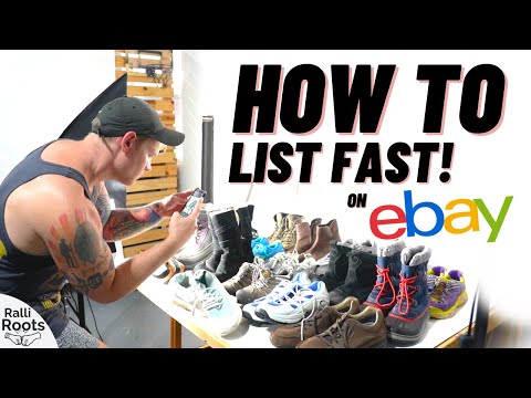 The FASTEST Way to List Stuff on eBay!
