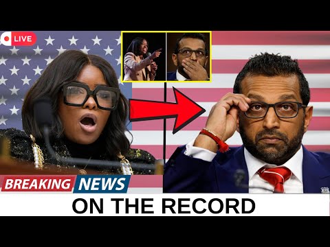 Jasmine Crockett PUTS Kash Patel ON THE RECORD — Senate Tension Explodes