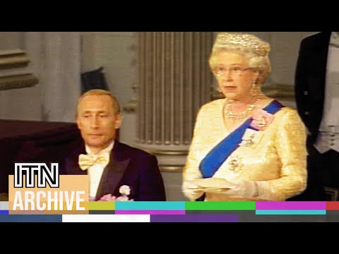 Putin Addresses Queen Elizabeth II in English During State Visit to Britain (2003)
