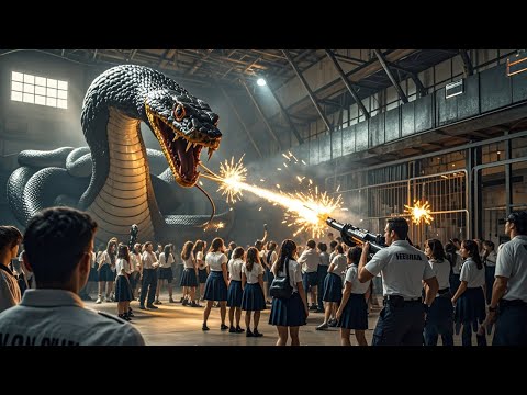Mutated giant python breaks out of cage, breaks into school and starts killing people