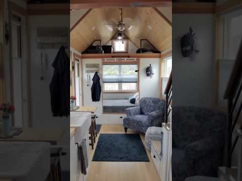 Her Craftsman Tiny House with Downstairs Bedroom