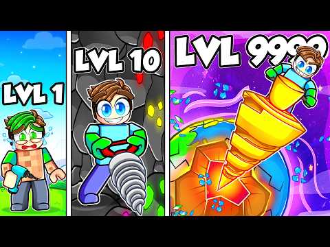 Upgrading NOOB to GOD Drill in Roblox!
