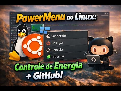 Power Menu no Sway Ubuntu com Python e Shell Script