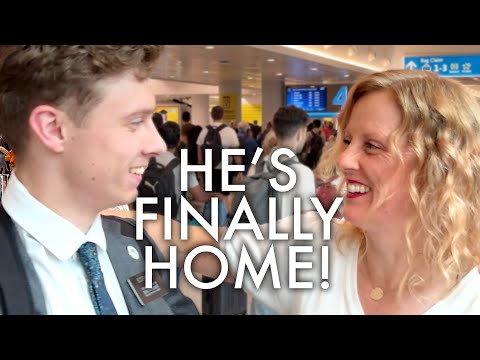 ANDREW IS HOME FROM AFRICA!!!