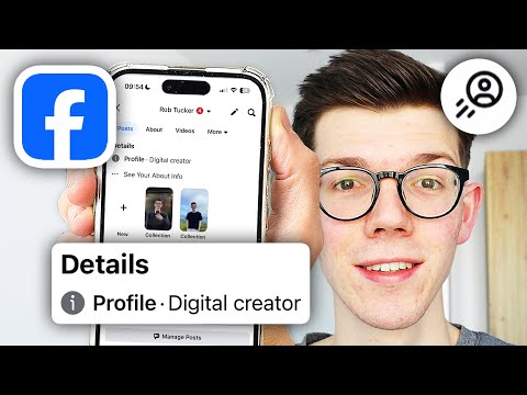 How To Change To Digital Creator On Facebook Profile - Step By Step