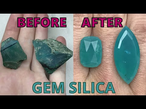 Cutting These Rare Gemstones Raw to Finished, Gem Silica