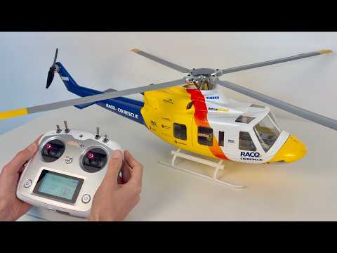 BELL 412 Rescue Helicopter | Unboxing & Maiden Flights | Flywing