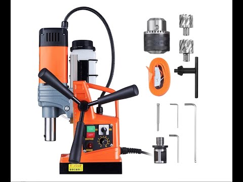 Variable Speed--Reversible Direction Mag Drill w/chuck