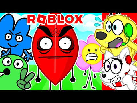 ROBLOX BFDI TAKE OVER!! Escape EVIL LEAFY Roblox BFDI Obby