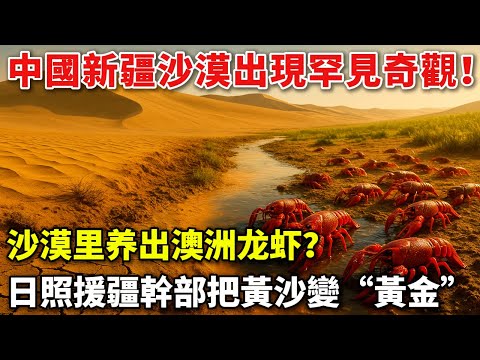 沙漠裏養出澳洲龍蝦？新疆麥蓋提的逆天操作，日照援疆幹部把黃沙變“黃金”