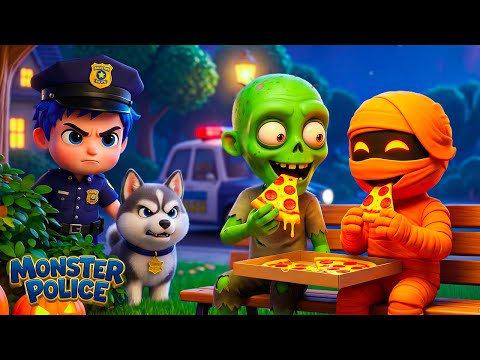 Monster di Kota! | Polisi Monster 🚨 | Lagu Anak-anak | Monster Police Bahasa Indonesia
