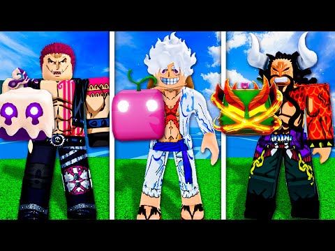 Beating Blox Fruits But ONE PIECE Decides My Fruit!