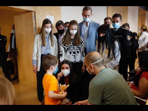 Visita al Centro de Recepción, Atención y Derivación de refugiados ucranianos en Pozuelo de Alarcón