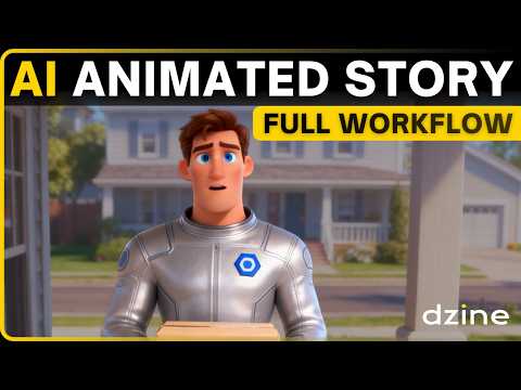 Creating an Animated Story AI Video with Dzine - Full Workflow Demo