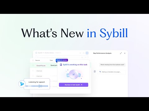 What's New in Sybill? - Dec 2025