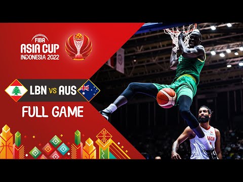 Lebanon 🇱🇧 - Australia 🇦🇺 | Final | Basketball Full Game - #FIBAASIACUP 2022