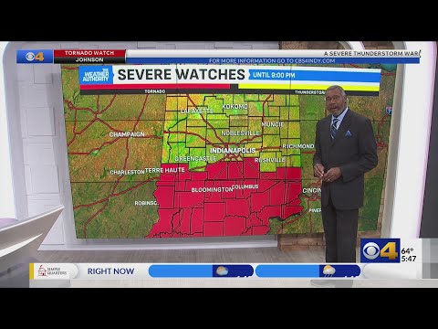 Tornado Watch expands as unusual spring-like warmth brings potential severe storms
