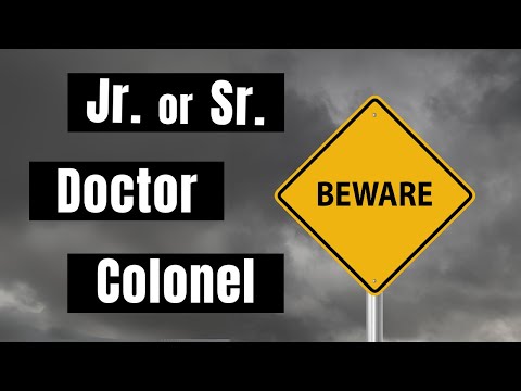 Should I use Terms like Jr. or Reverend in Family Tree?