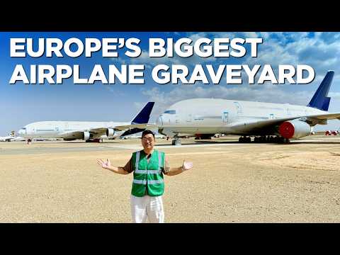 Inside Europe's Biggest Airplane Graveyard