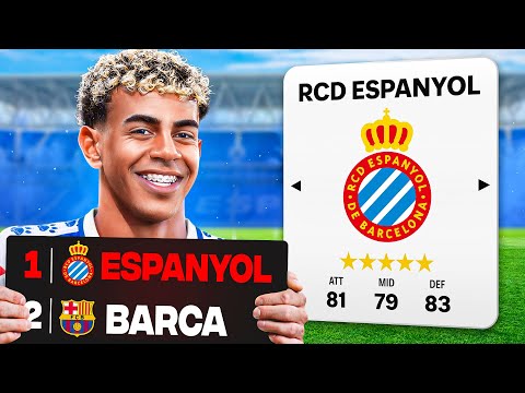 I Made Espanyol better than Barcelona…