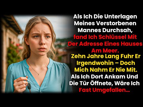 Ich fand Schlussel zu einem Haus am Meer in den Unterlagen meines Mannes. Als ich die Tur offnete...