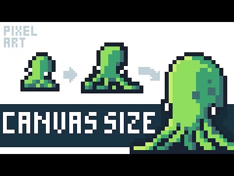 What Canvas Size Should you use for Pixel Art? (Pixel Art Tutorial)