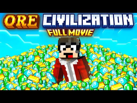 Minecraft But I Survive In ORE CIVILIZATION [FULL MOVIE]