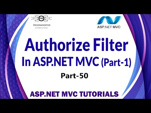 50 | Authorize Filter In ASP.NET MVC | Authorization In ASP.NET MVC | Tutorial | Part-1 (Hindi/Urdu)