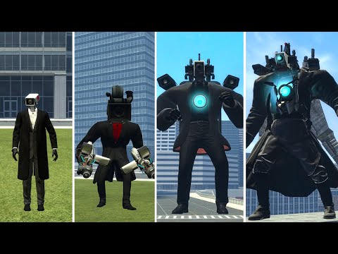 EVOLUTION OF UPGRADED TITAN CAMERAMAN BOSS In Garry's Mod! [skibidi toilet 50]