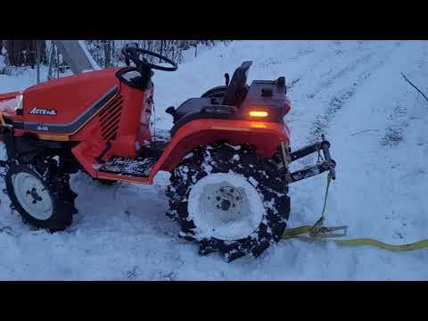 На что способен минитрактор Кубота Асти А 14