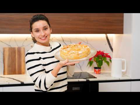 СУПЕР вкусный и красивый ПИРОГ с яблоками "Вуаль невесты"!