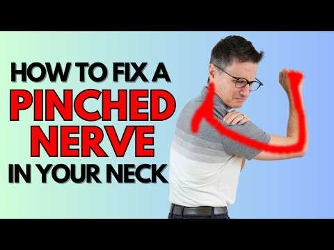 How to Fix a Pinched Nerve in Your Neck & Shoulder Blade | Nerve Flossing | Dr. Jon Saunders