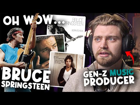 Gen-Z Music Producer SHOCKED Listening to Bruce Springsteen for the first time